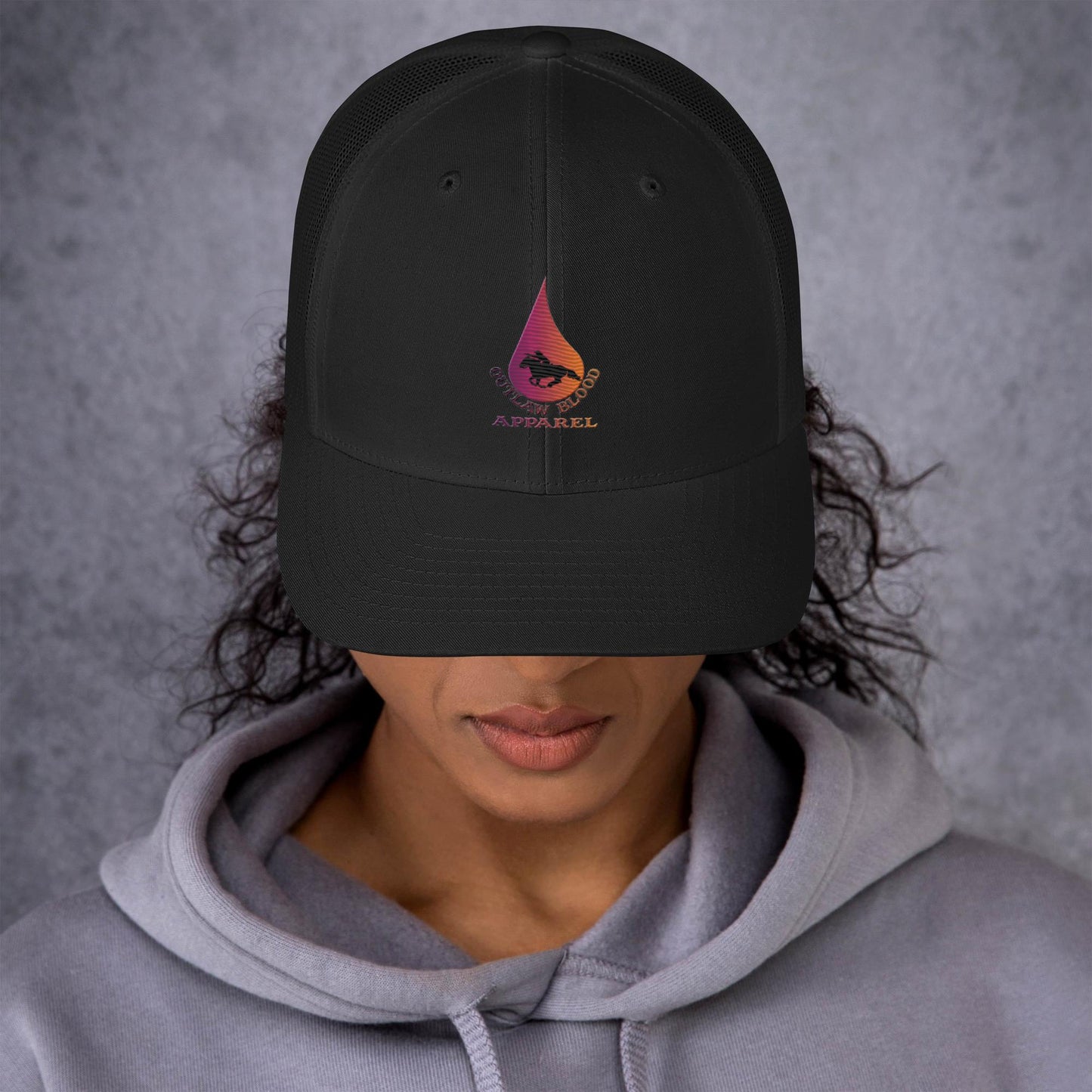 OBA Sunset Logo Trucker Cap