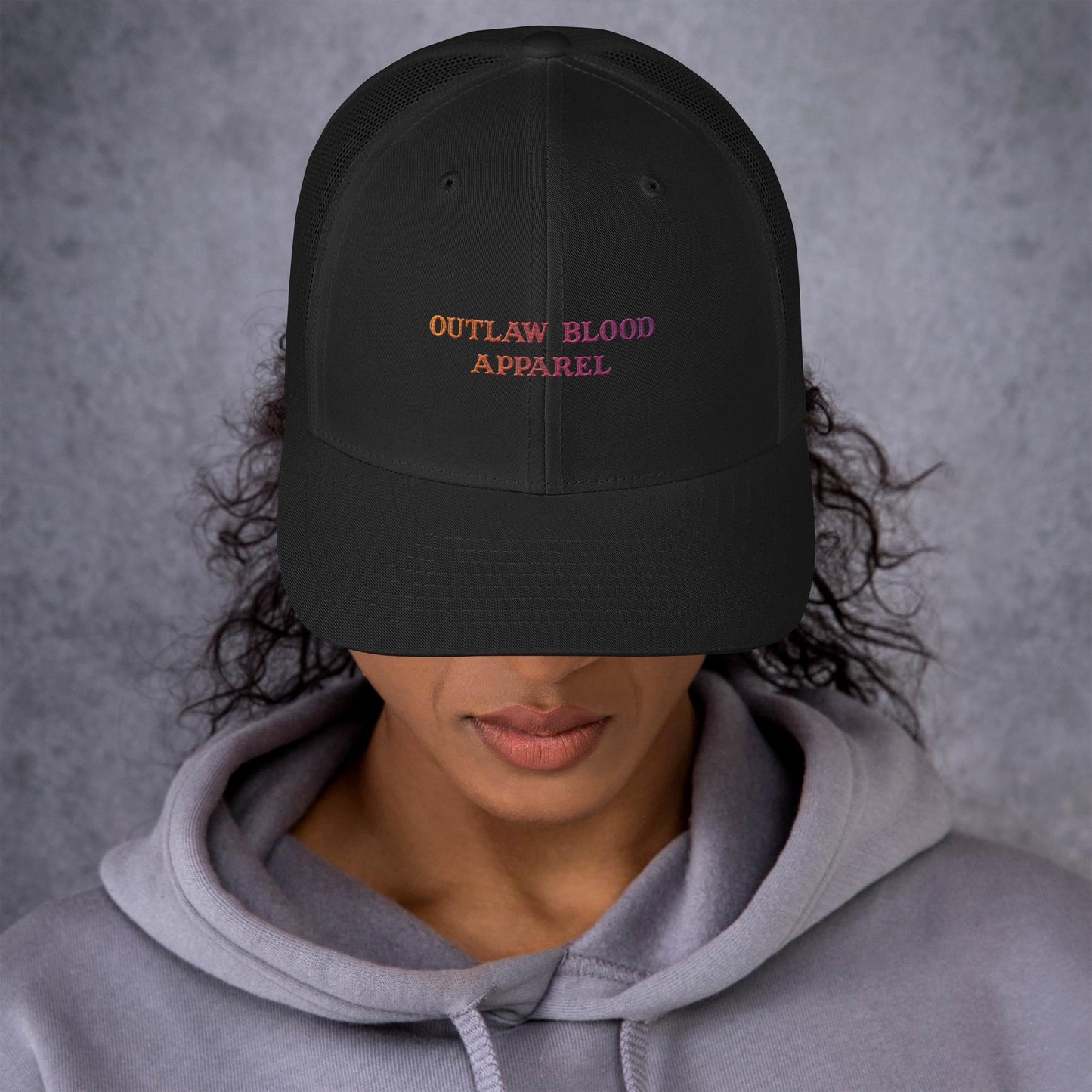 Outlaw Blood Apparel Sunset Trucker Cap