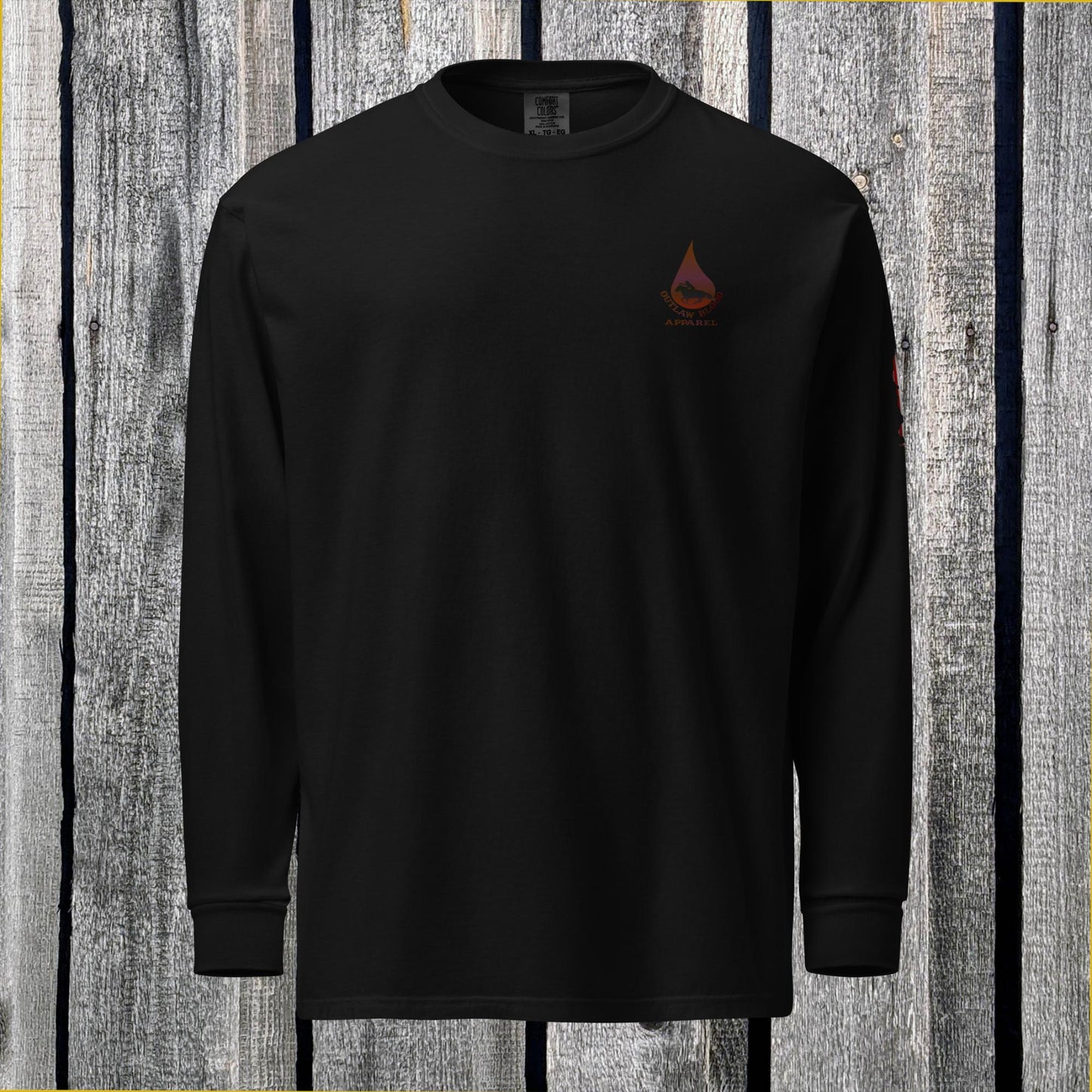"WANTED" John Wesley Hardin long-sleeve shirt