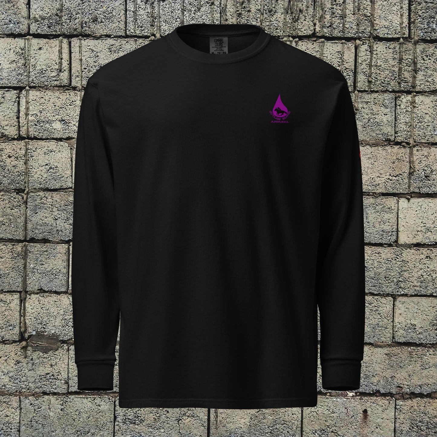 "Live Boldly,,,," long-sleeve shirt