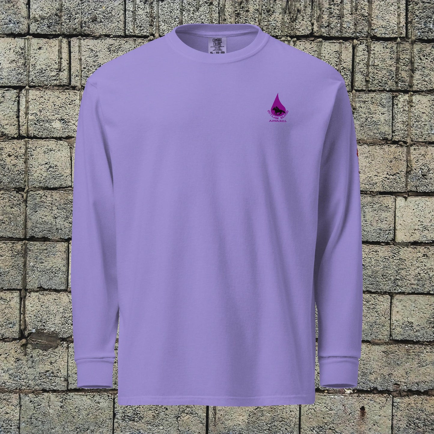 "Live Boldly,,,," long-sleeve shirt