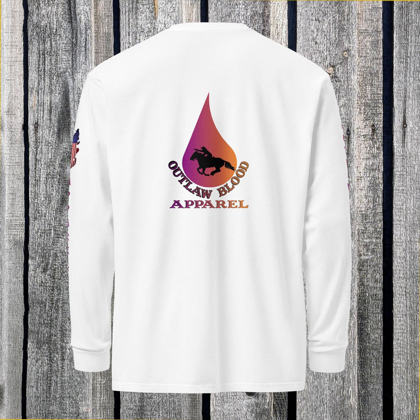 Sunset Logo long-sleeve shirt