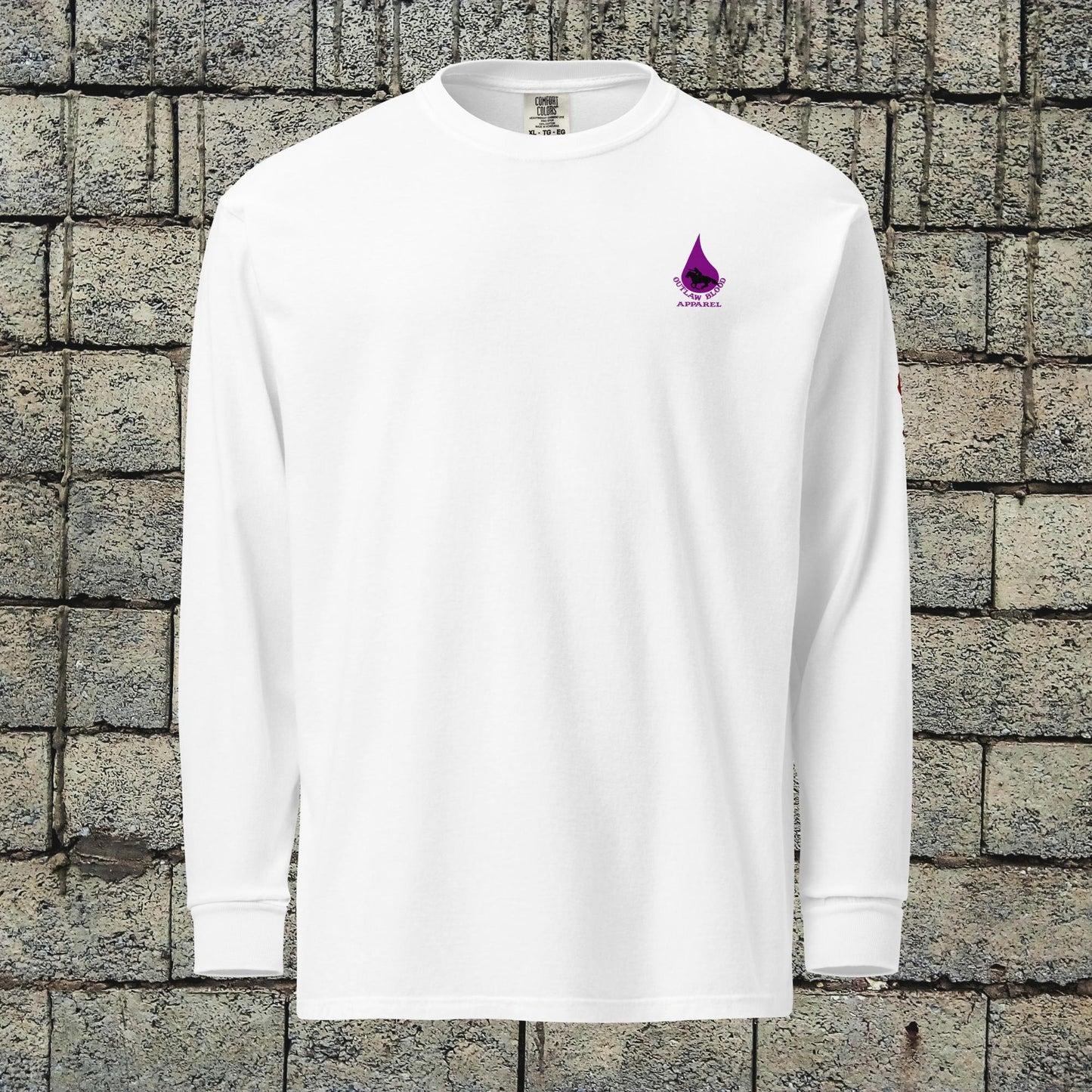 "Live Boldly,,,," long-sleeve shirt