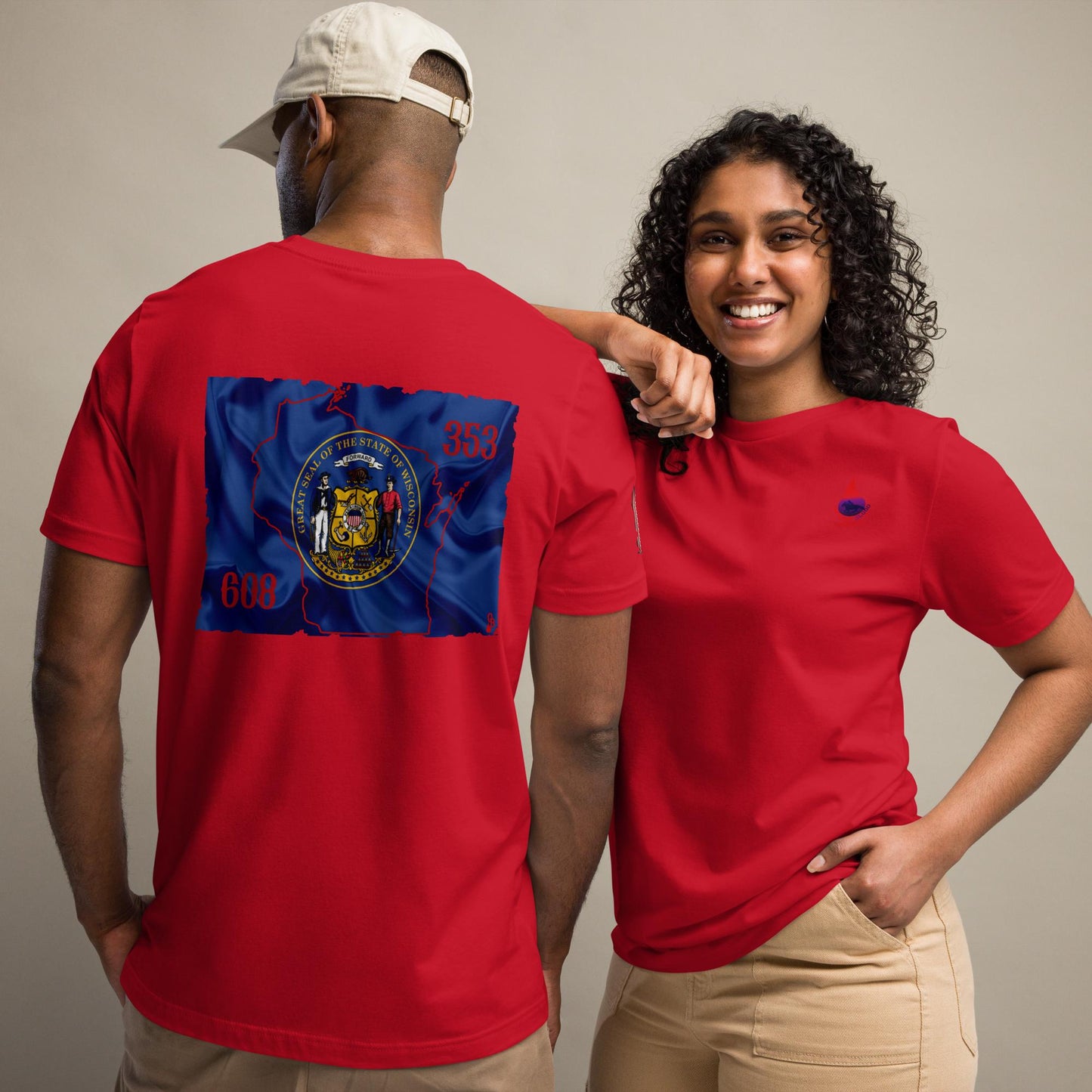 State of Wisconsin Unisex t-shirt