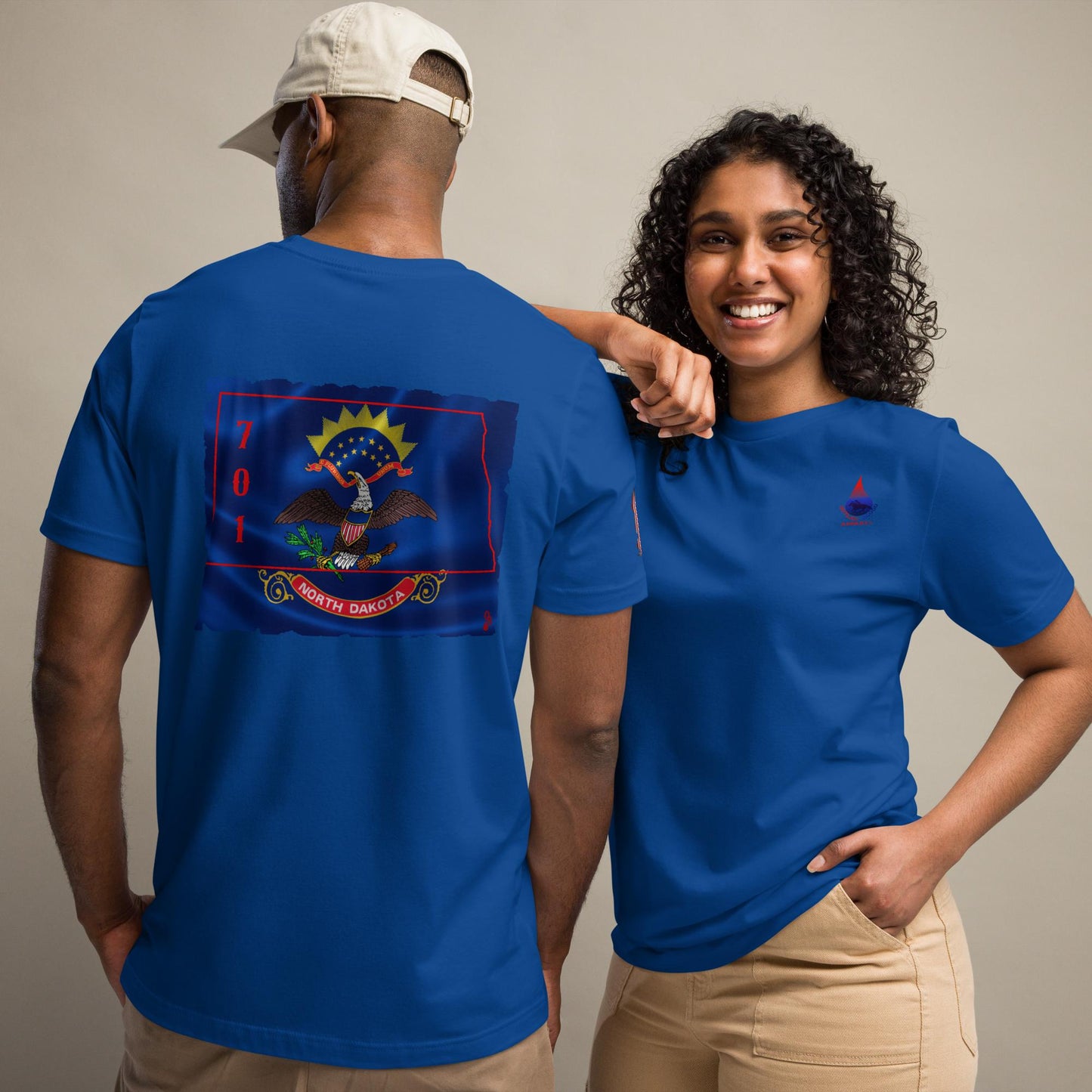 State of North Dakota Unisex t-shirt