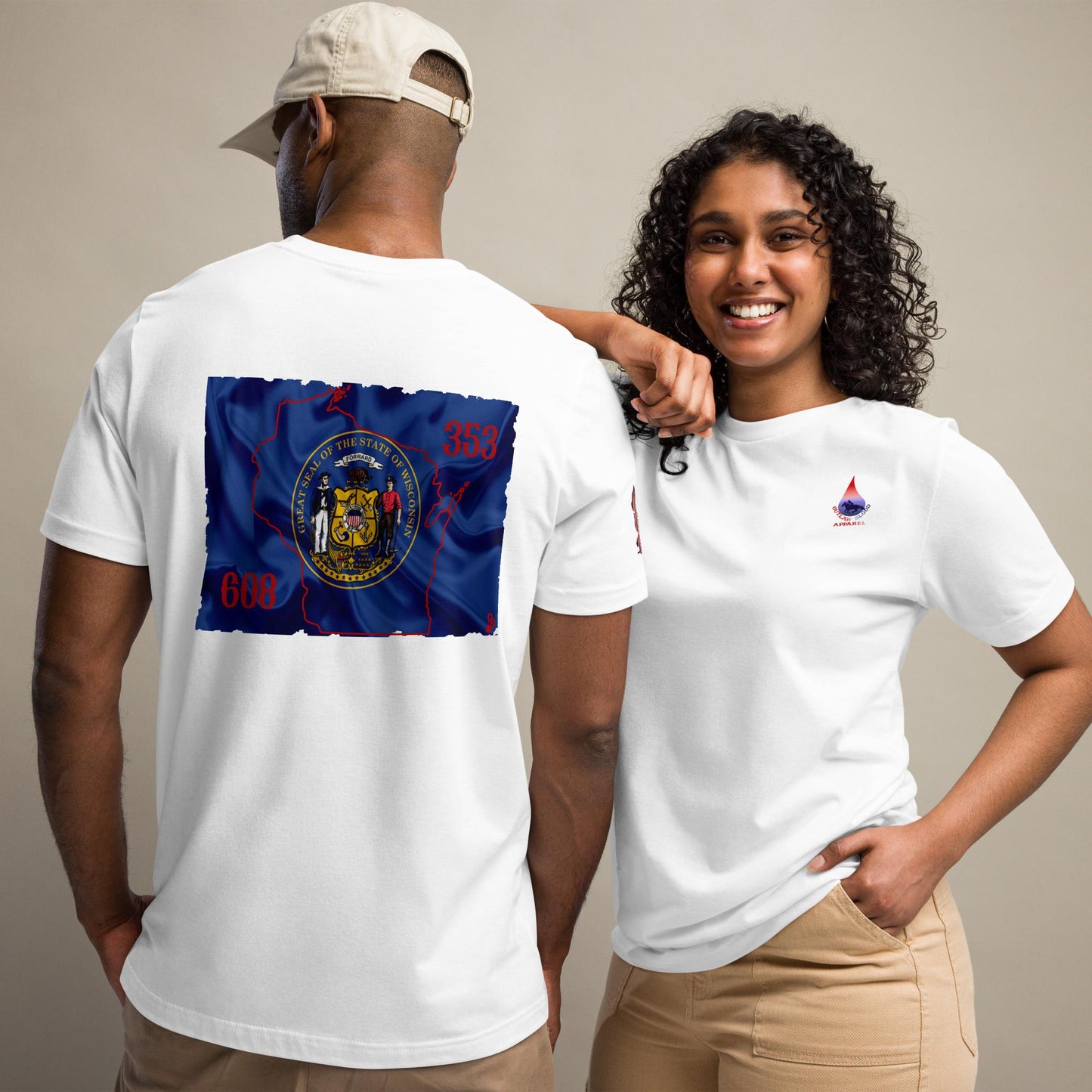 State of Wisconsin Unisex t-shirt