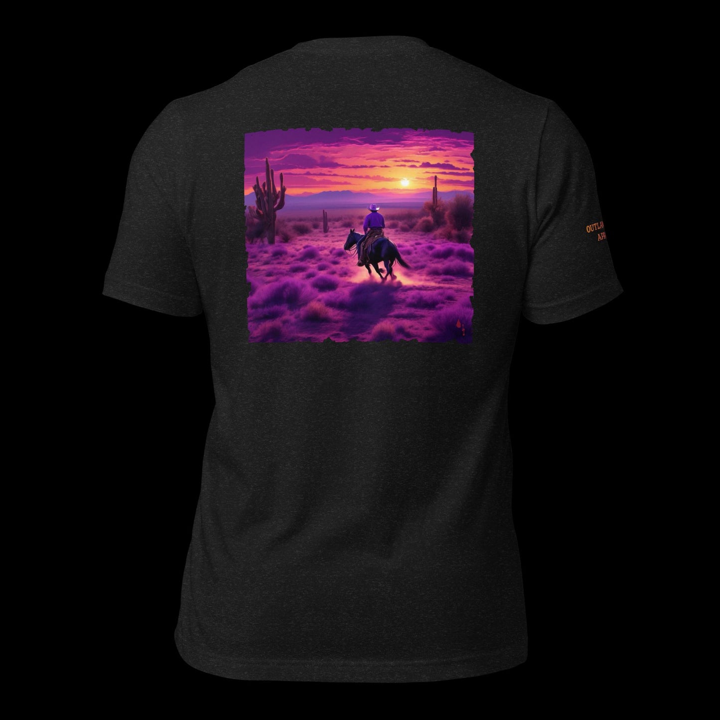 Desert Sunset Rider Unisex T-Shirt