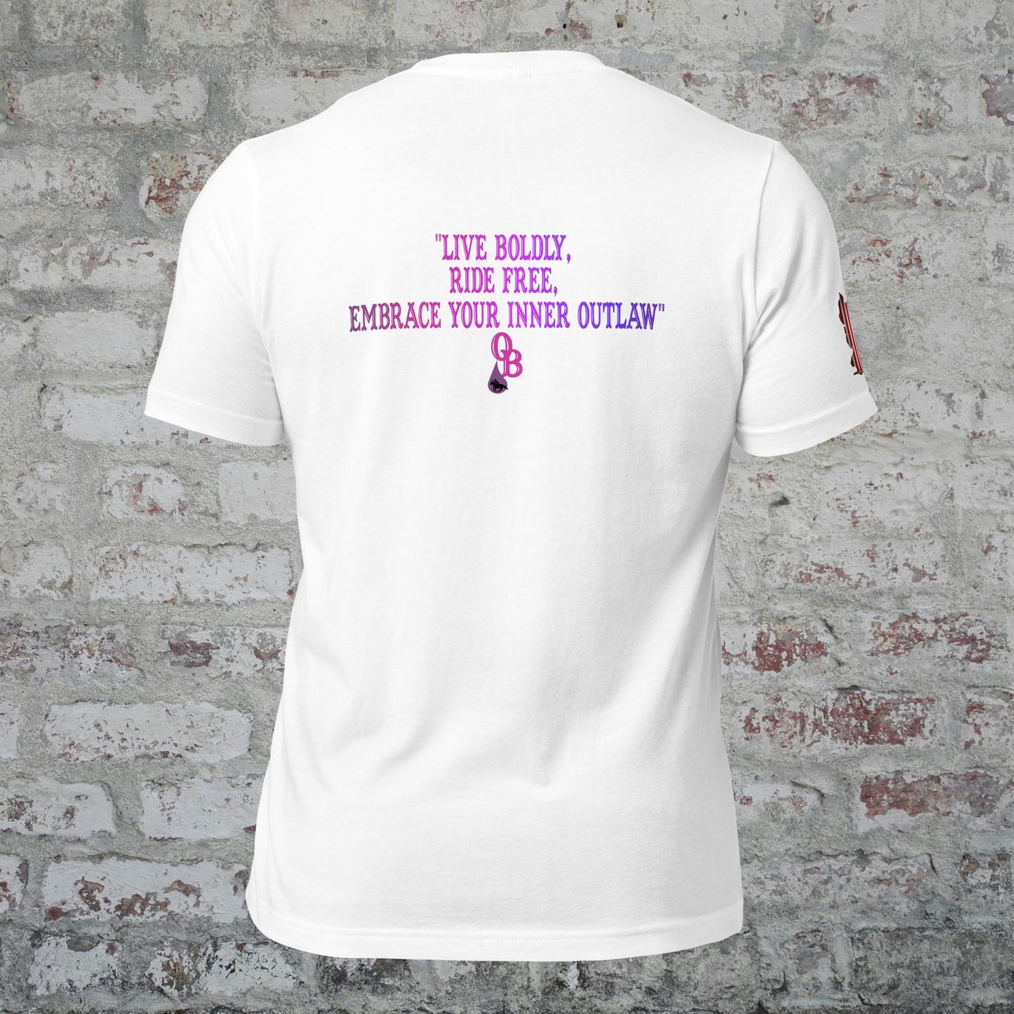 "Live Boldly....." Unisex t-shirt