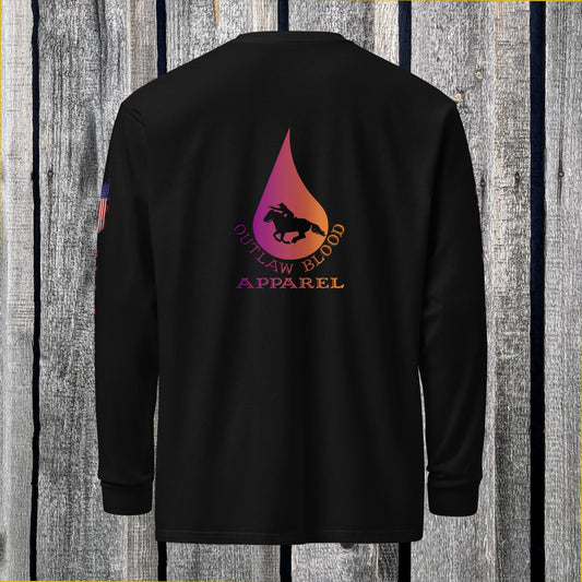 Sunset Logo long-sleeve shirt