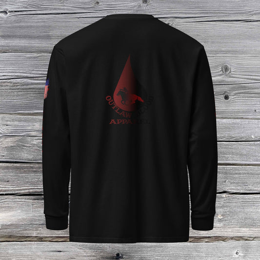 Outlaw Blood Logo long-sleeve shirt