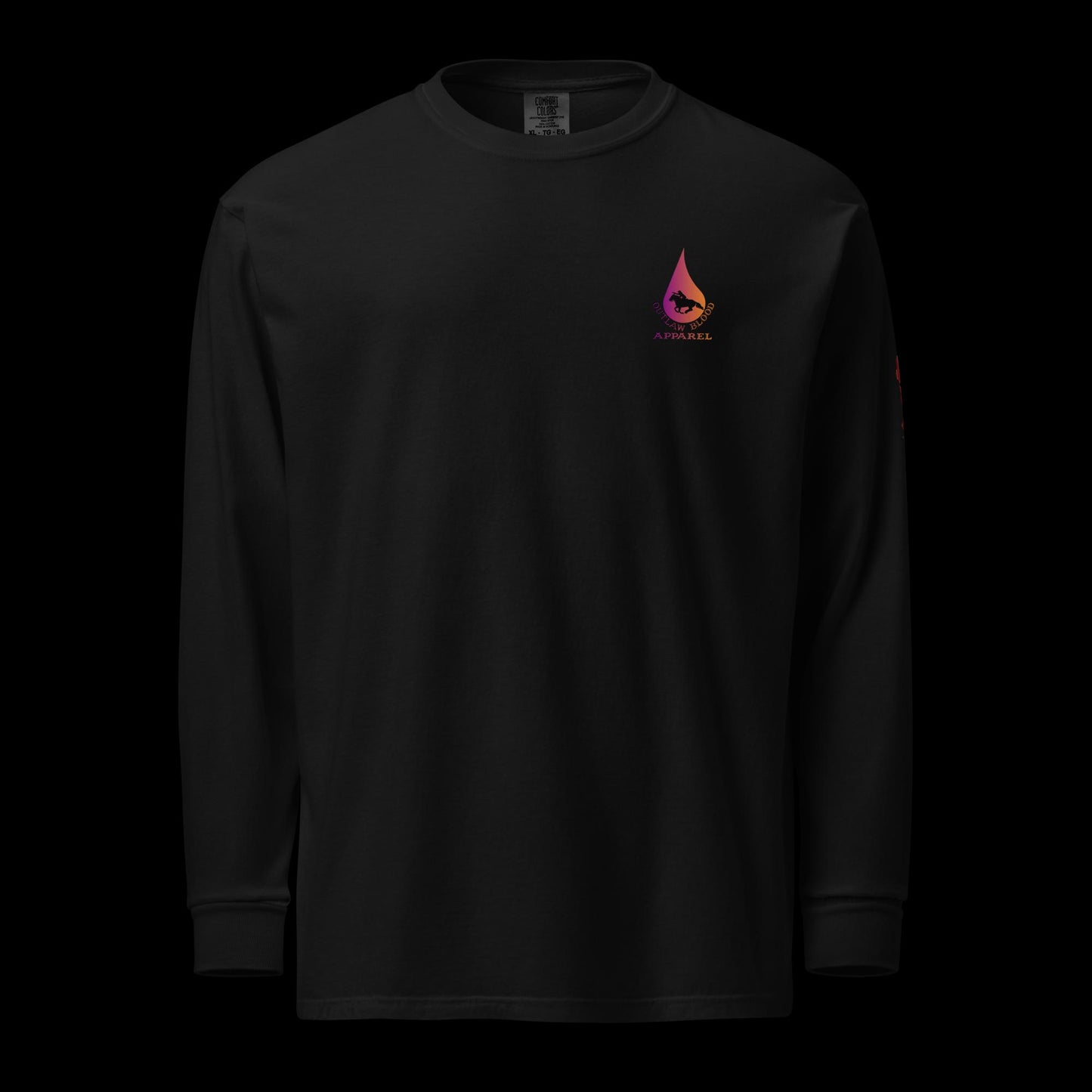 Desert Sunset Rider long-sleeve shirt