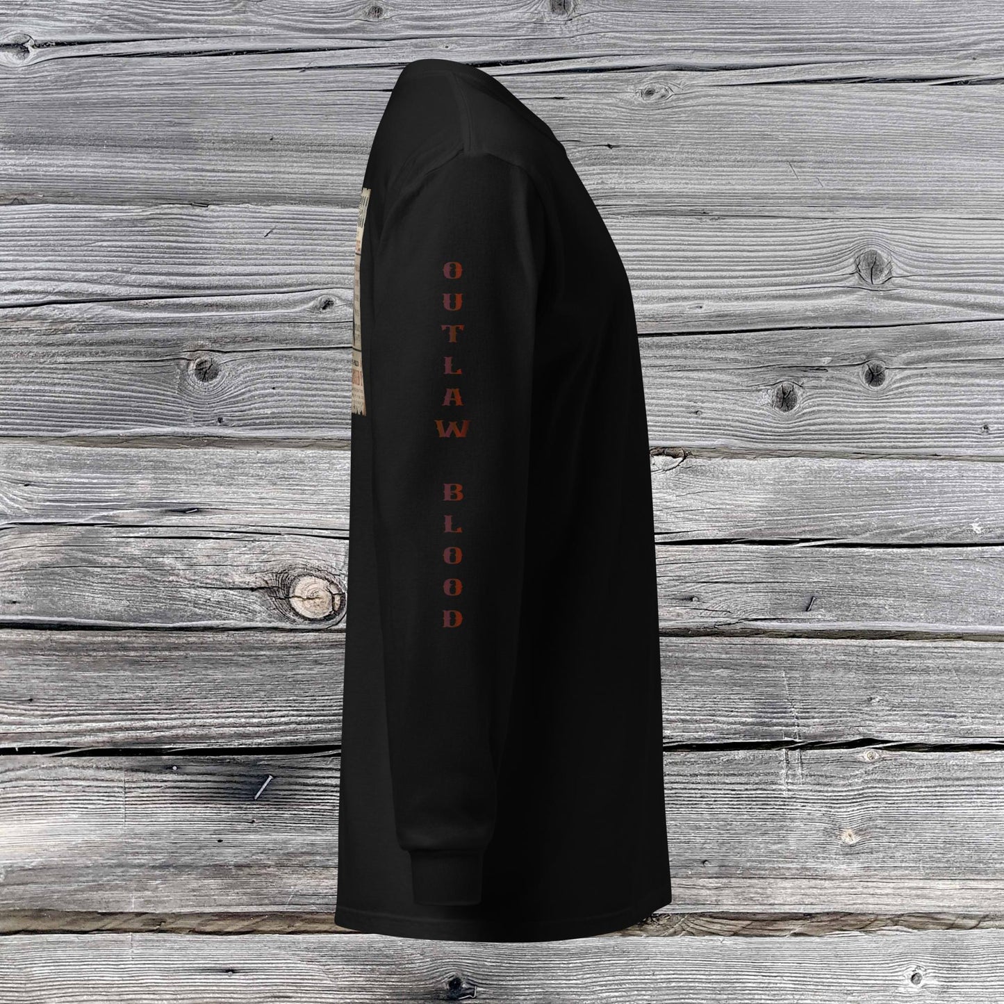 "WANTED" Butch Cassidy long-sleeve shirt