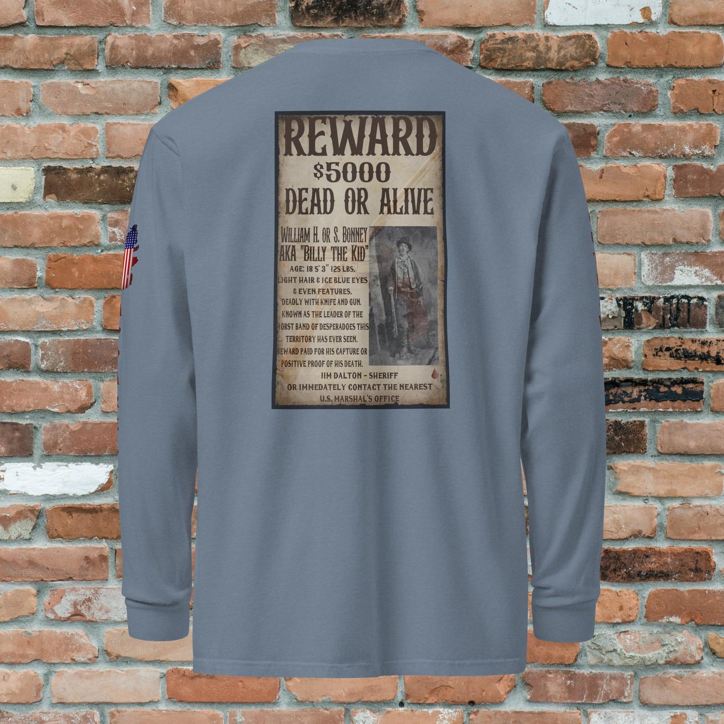 WANTED: Billy the Kid long-sleeve shirt