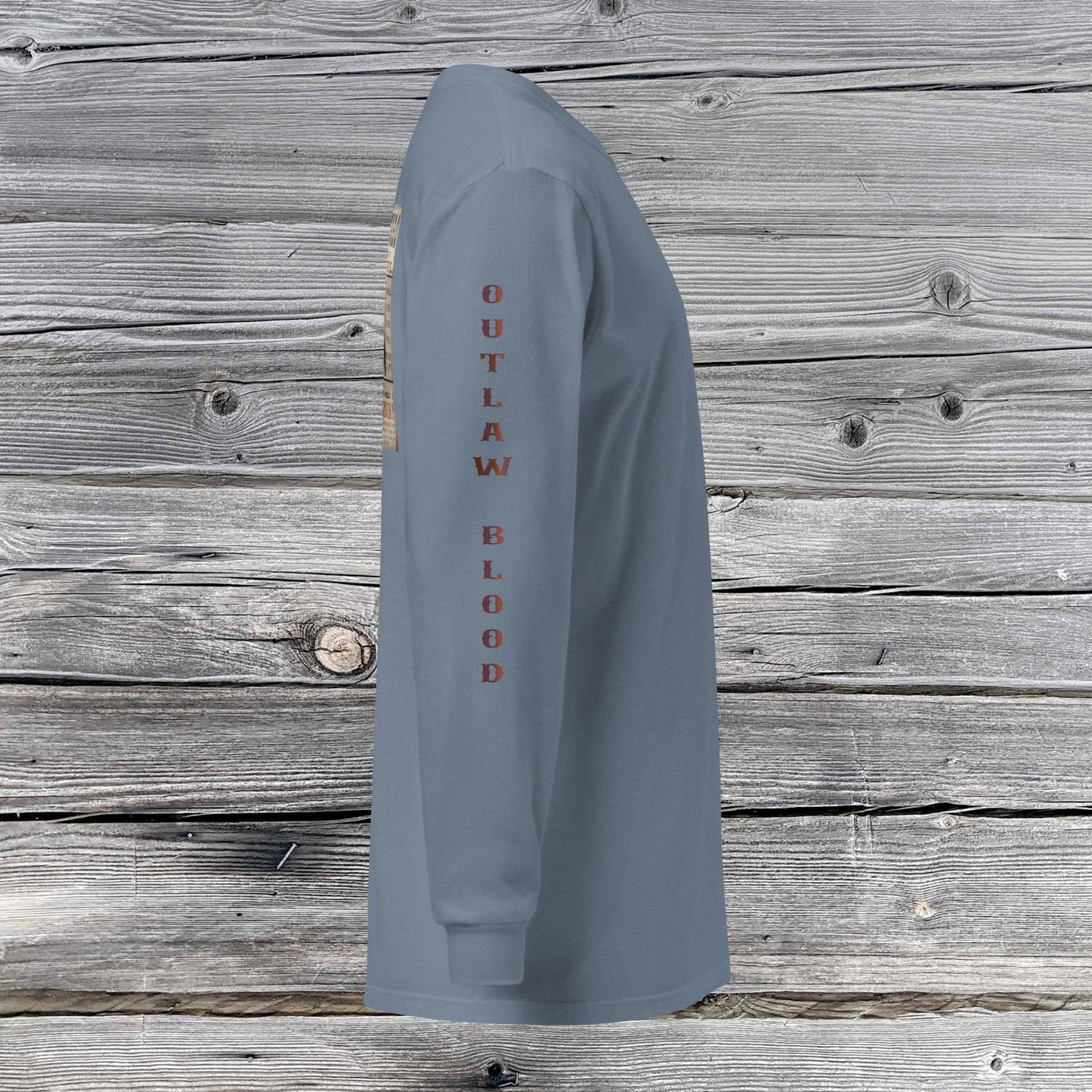 "WANTED" Butch Cassidy long-sleeve shirt