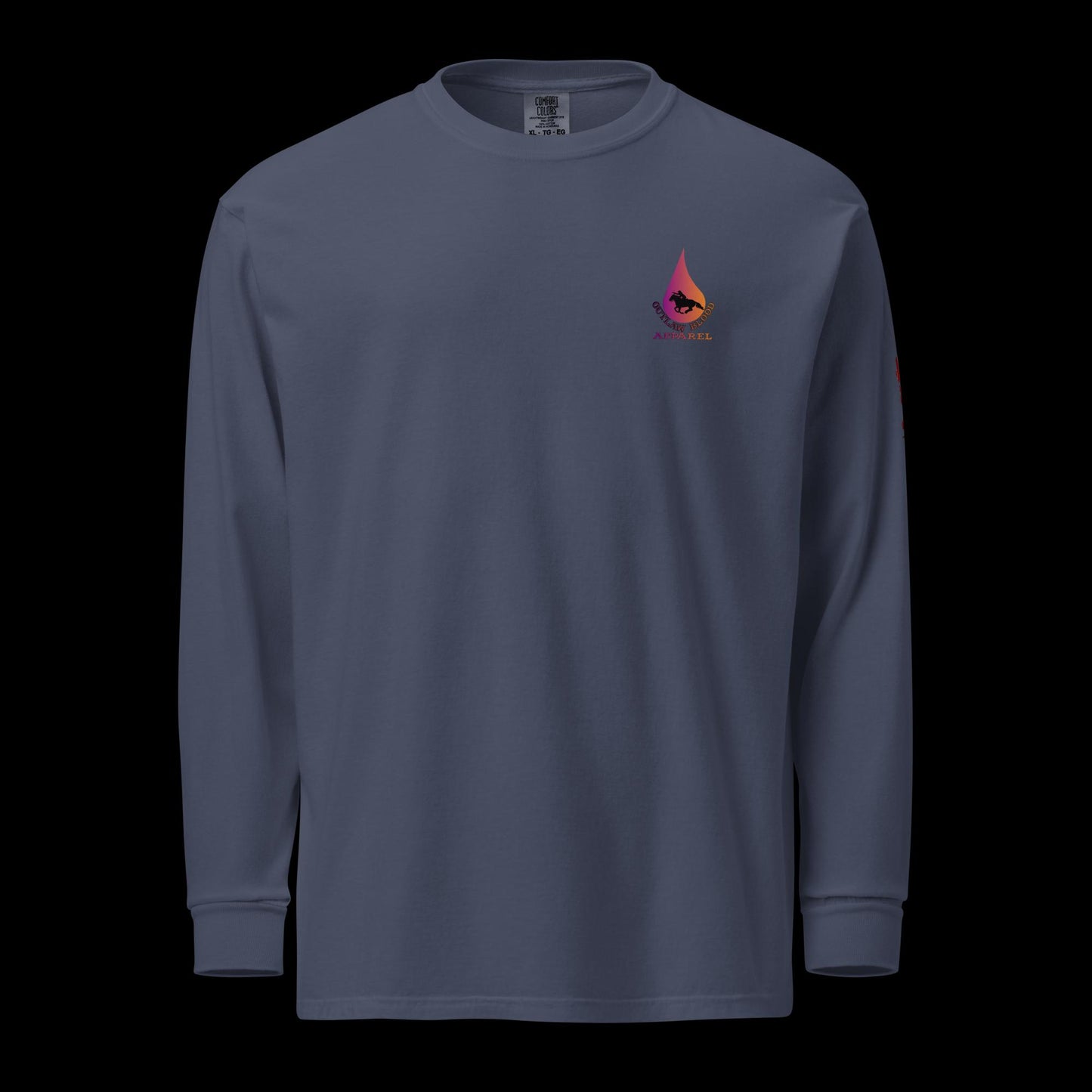 Desert Sunset Rider long-sleeve shirt