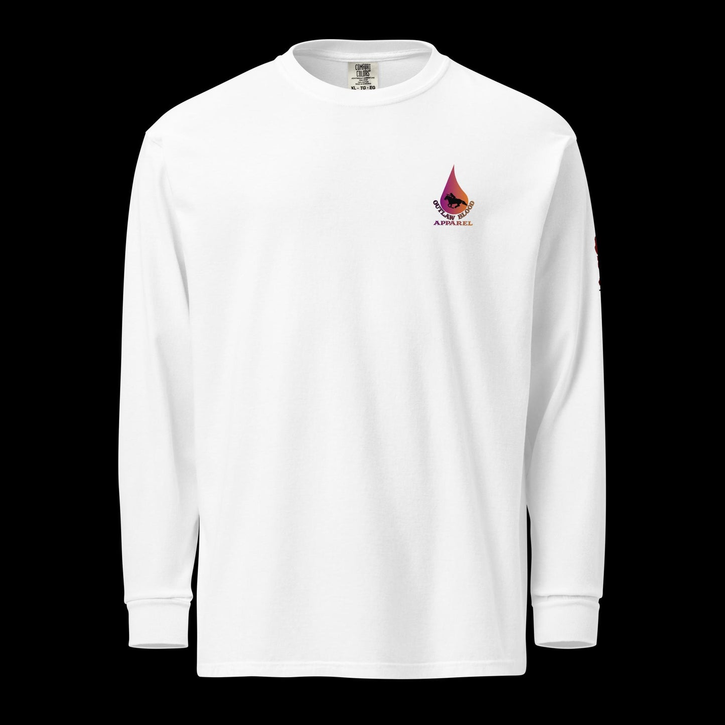 Desert Sunset Rider long-sleeve shirt