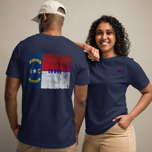 State of North Carolina 910 Unisex t-shirt