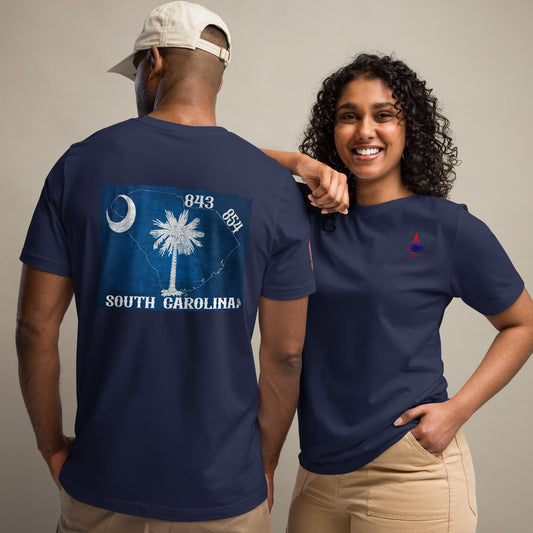 State of South Carolina 843 Unisex t-shirt