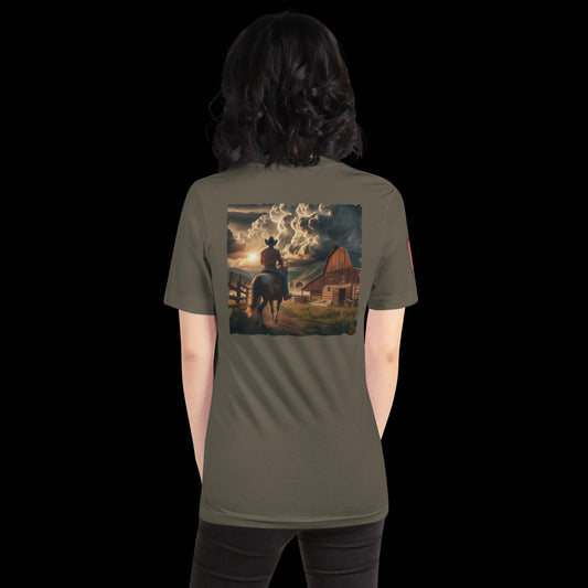 "Graceful Retreat" Unisex t-shirt